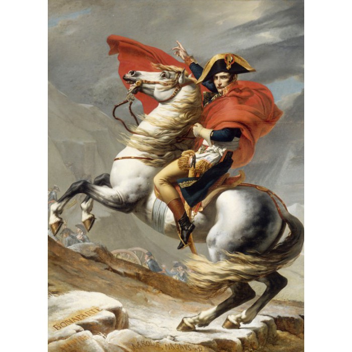Grafika Kids Jacques-Louis David: Bonaparte beim Überschreiten der Alpen am Großen Sankt Bernhard