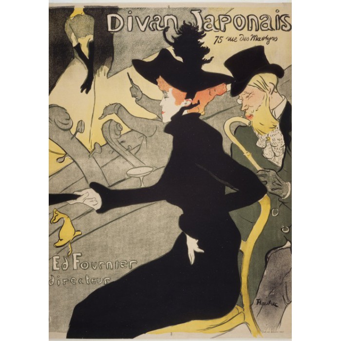Grafika Kids Henri de Toulouse-Lautrec: Divan Japonais, 1892-1893