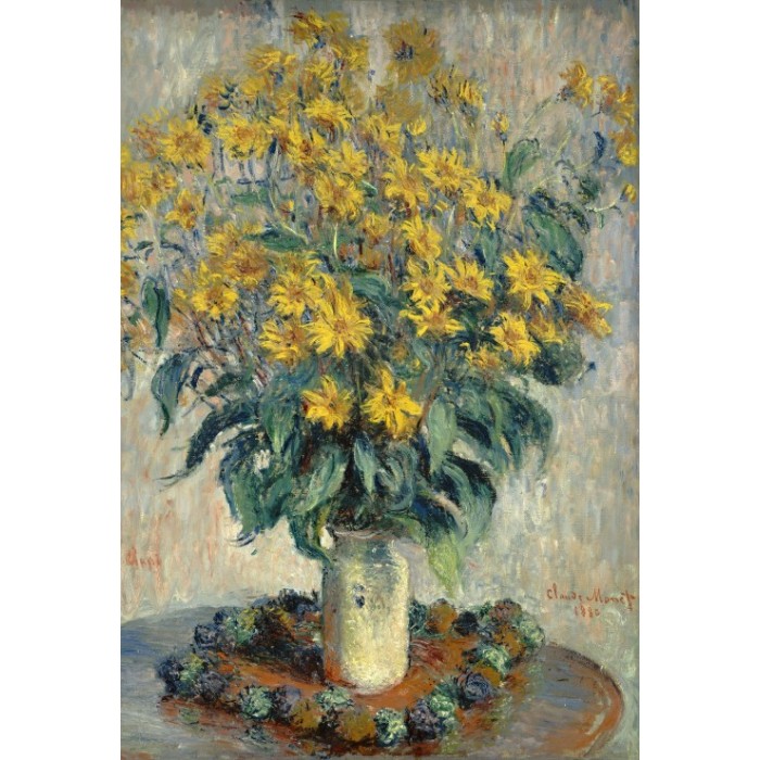 Grafika Kids XXL Teile - Claude Monet - Jerusalem Artischocke Blumen, 1880