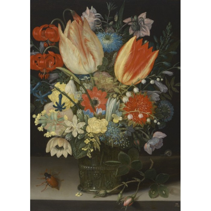 Grafika Kids Magnetische Teile - Peter Binoit: Still Life with Tulips, 1623