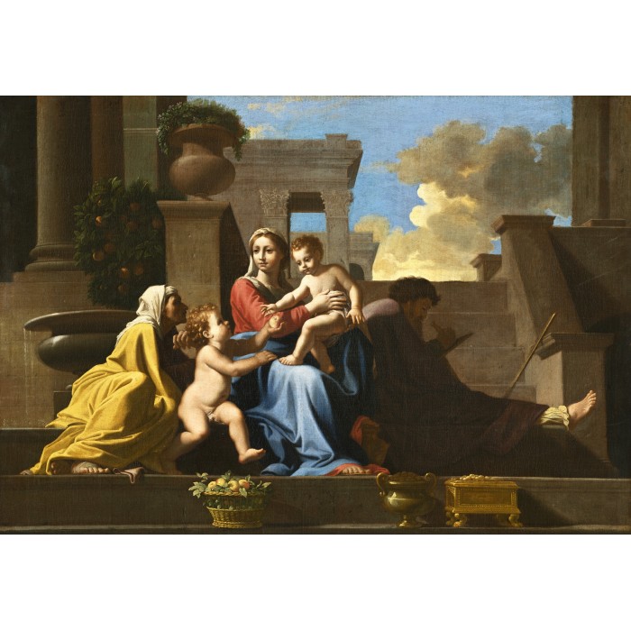 Grafika Kids Nicolas Poussin: The Holy Family on the Steps, 1648
