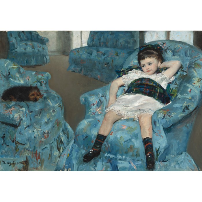 Grafika Kids Mary Cassatt: Little Girl in a Blue Armchair, 1878