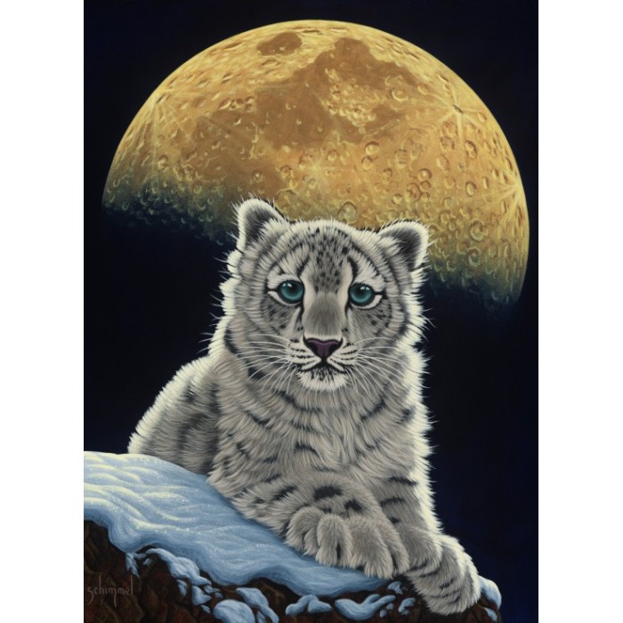 Grafika Kids Schim Schimmel - Moon Leopard