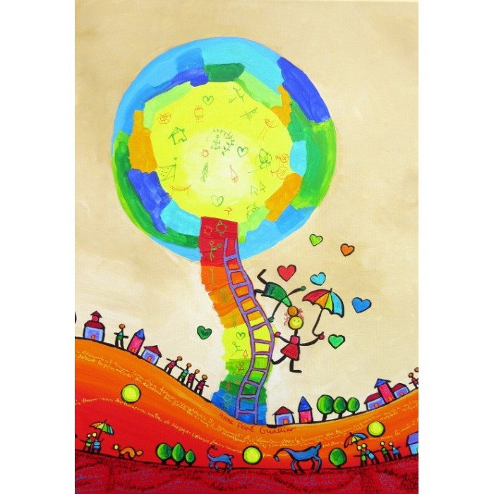 Grafika Kids Anne Poiré & Patrick Guallino - Les Ombrelles du Bonheur