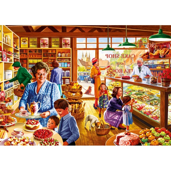 Bluebird Puzzle Nostalgic Cake shop