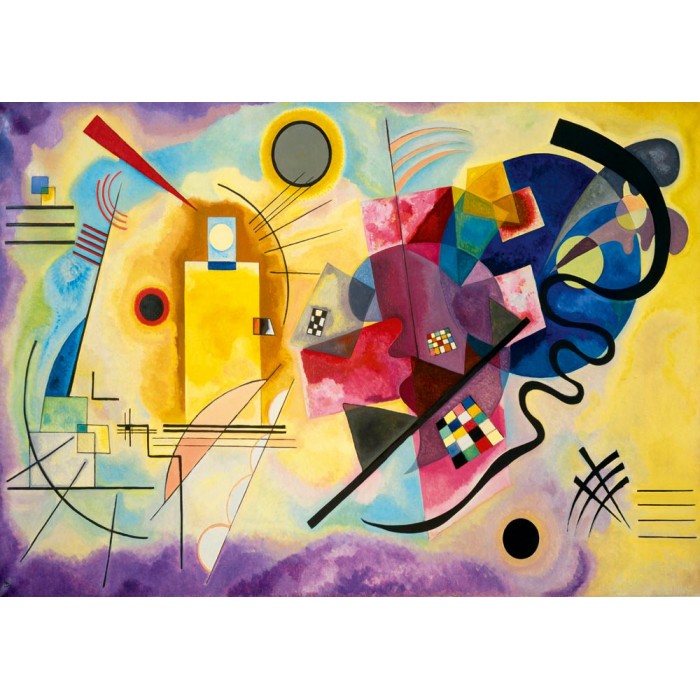 Bluebird Puzzle Kandinsky - Gelb-Rot-Blau, 1925