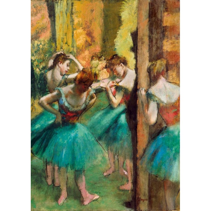 Bluebird Puzzle Degas - Dancers, Pink and Green, 1890