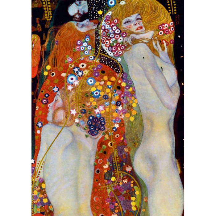 Bluebird Puzzle Gustave Klimt - Water Serpents II, 1907