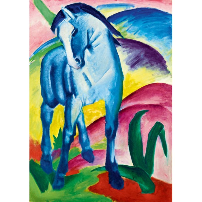 Bluebird Puzzle Franz Marc - Blue Horse I, 1911