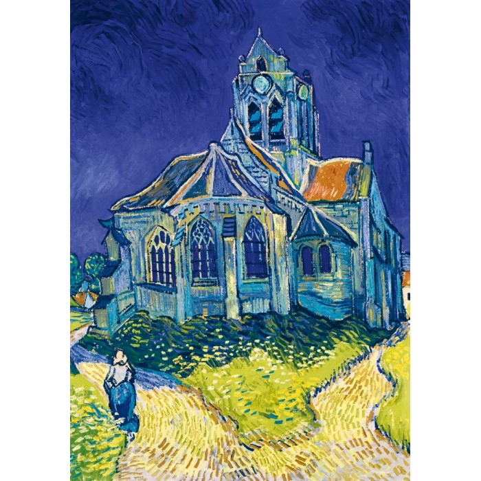 Bluebird Puzzle Vincent Van Gogh - The Church in Auvers-sur-Oise, 1890