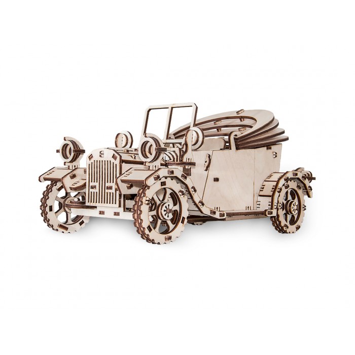 Eco Wood Art 3D Holzpuzzle - Retro Car