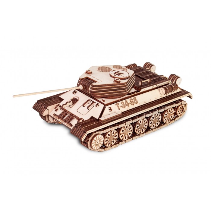 Eco Wood Art 3D Wooden Puzzle - Tank T-34-85