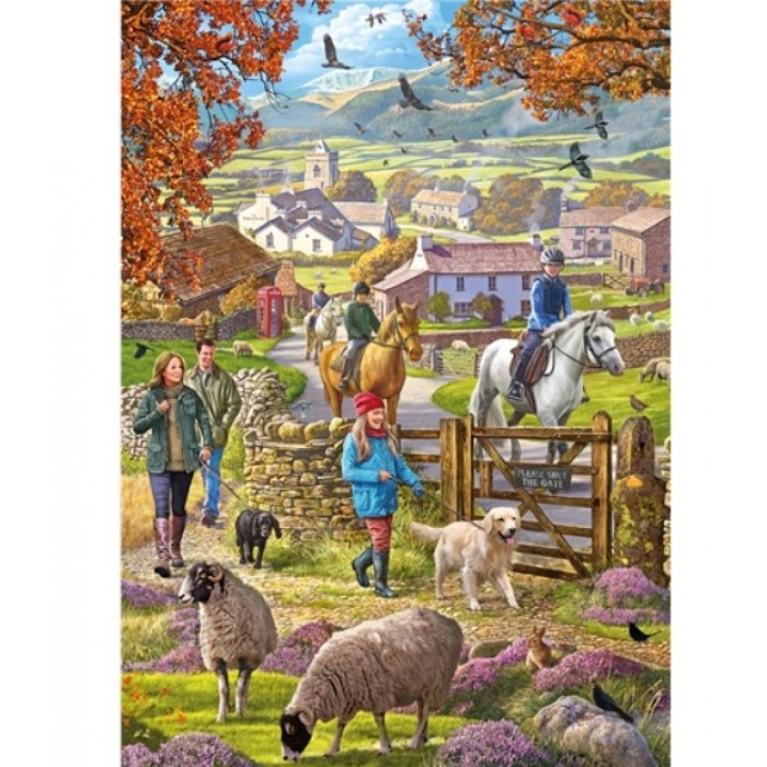 Otter House Puzzle Autumn Walk
