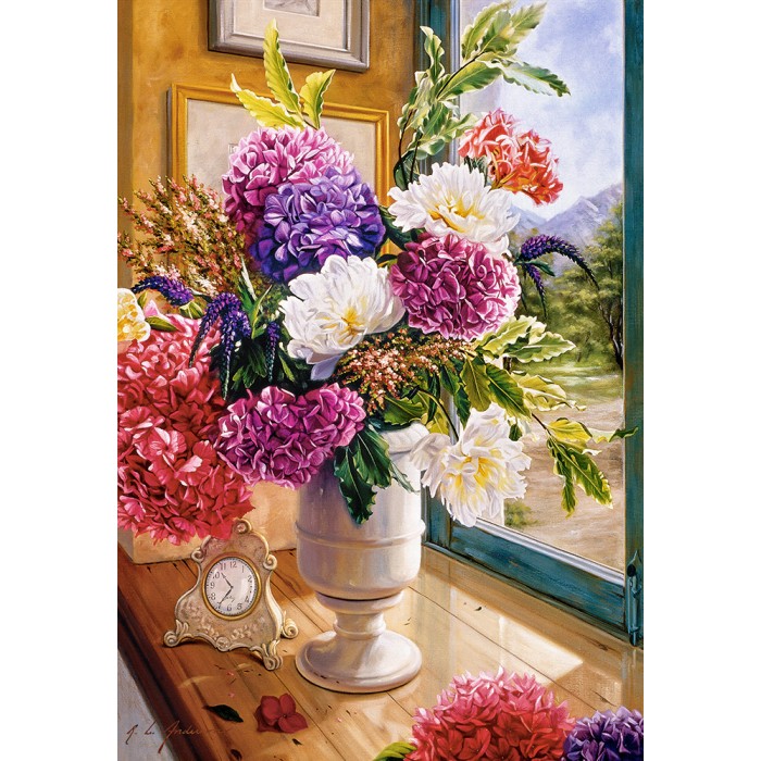 Castorland Still Life with Hydrangeas