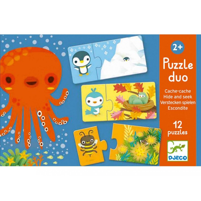 Djeco Duo Puzzle - Verstecken spielen