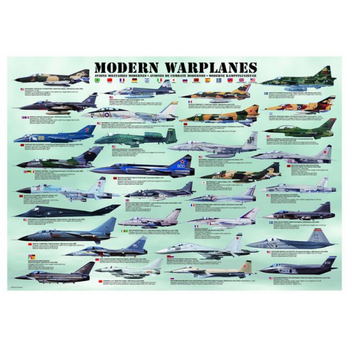 Eurographics Moderne Flugzeuge