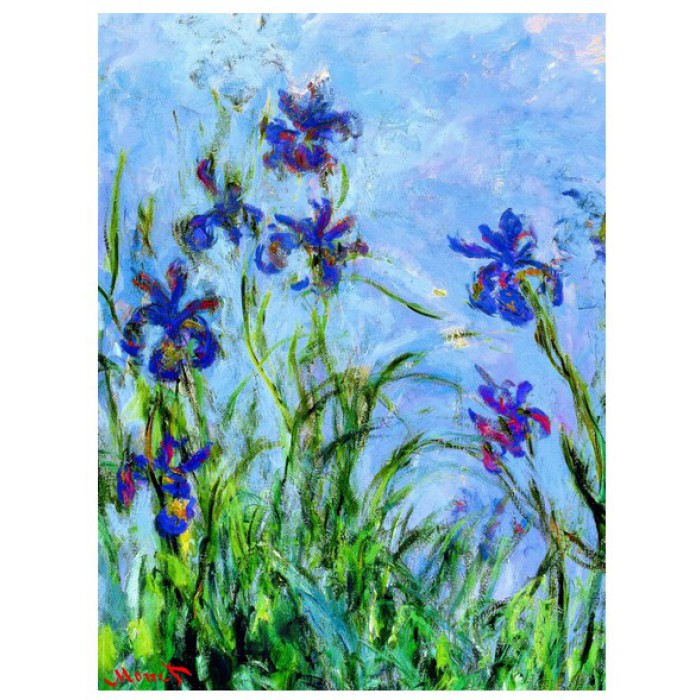 Eurographics Claude Monet: Schwertlilien (Detail)