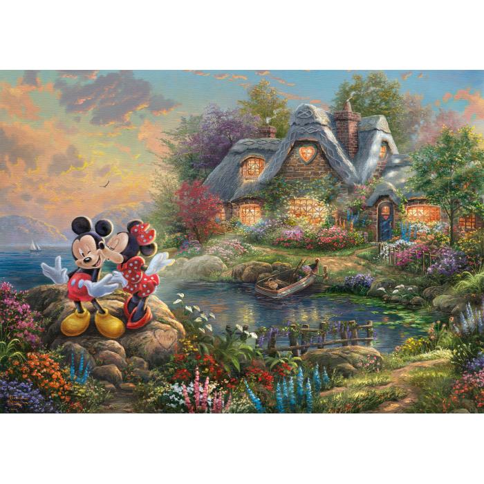 Schmidt Spiele Thomas Kinkade, Disney-Sweethearts Mickey & Minnie