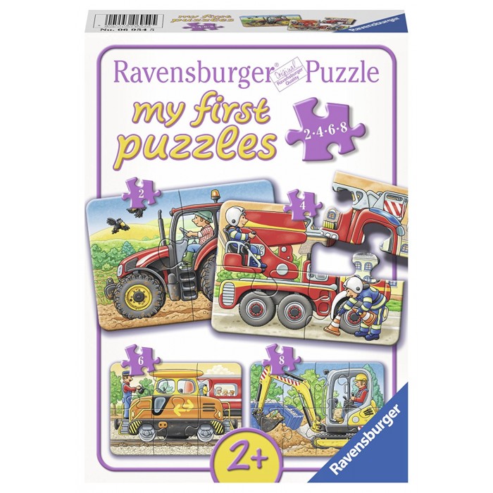 Ravensburger 4 Puzzles - Bei der Arbeit