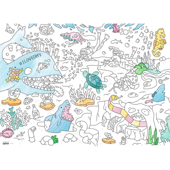 Ravensburger Color Puzzle - Die Welt unter Wasser