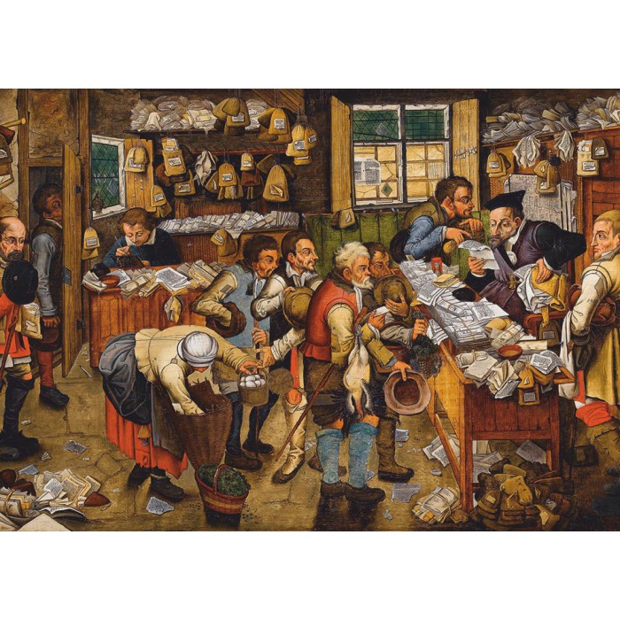 DToys Brueghel Pieter der Jüngere: Bezahlung des Zehnten, 1617-1622