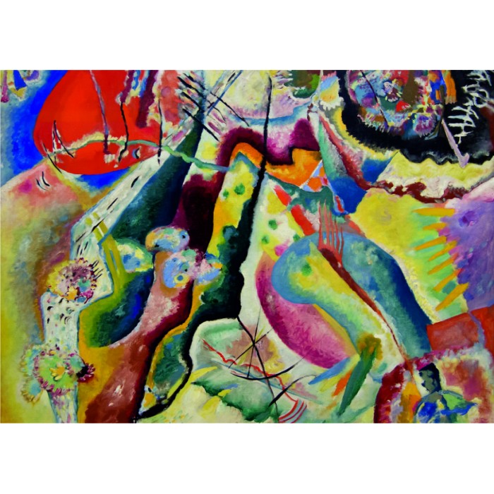 DToys Kandinsky Vassily: Painting with Red Spot