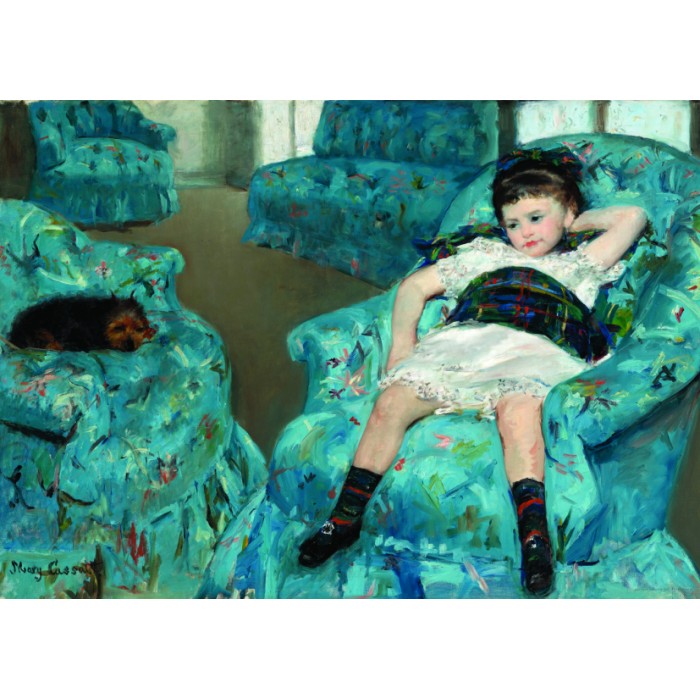 DToys Mary Cassatt : Little Girl in a Blue Armchair