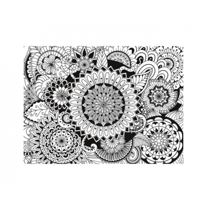 Clementoni 3D Colour Therapy Puzzle - Mandala