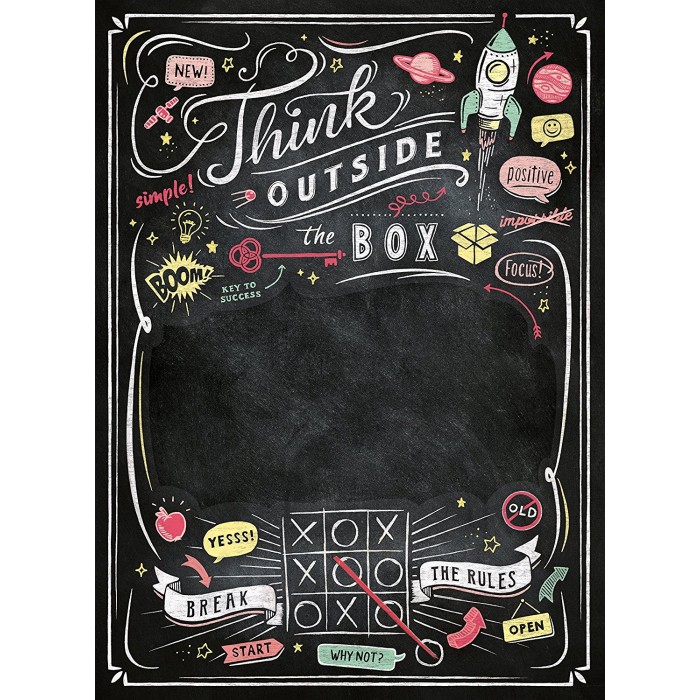 Clementoni Kreidetafel - Think Outside the Box