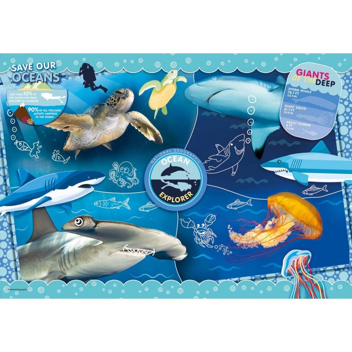 Clementoni Ocean Explorer - Supercolor Puzzle