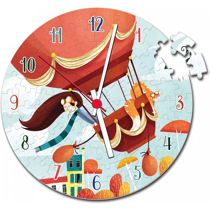 Clementoni Puzzle Clock - Air Balloon