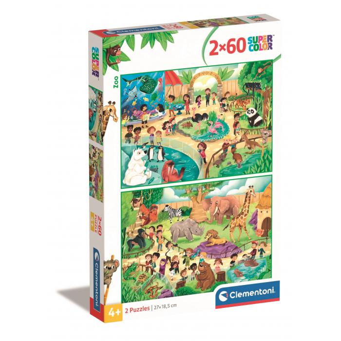 Clementoni Zoo (2 x 60 Teile)