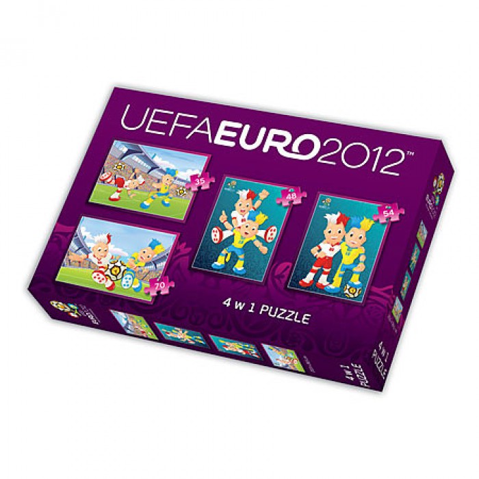 Trefl 4 in 1 Puzzle: UEFA EURO 2012