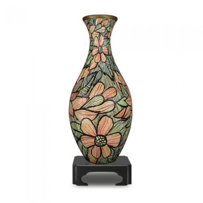 Pintoo 3D Puzzle Vase - Blumen