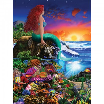 Puzzle Master-Pieces-31723 XXL Teile - Book Box - Little Mermaid