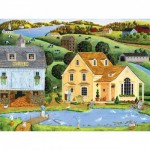 Puzzle  Master-Pieces-31728 XXL Teile - Heartland - The White Duck Inn