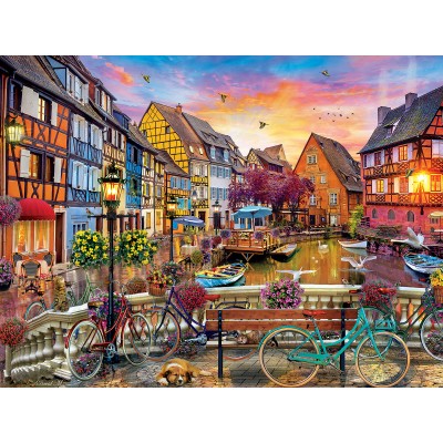 Puzzle Master-Pieces-32244 Cycling at Colmar, France
