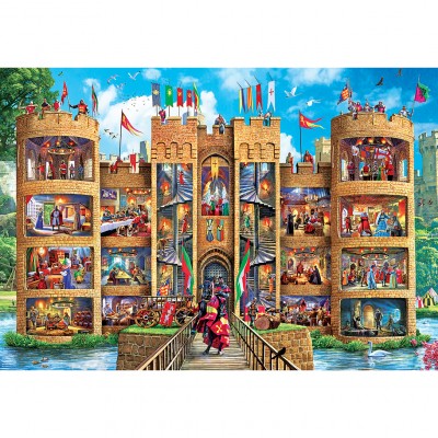Puzzle Master-Pieces-71964 XXL Teile - Medieval Castle