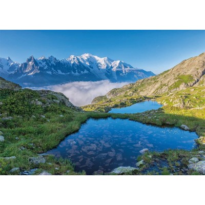 Puzzle Nathan-00947 Lac des Chéserys, Massif du Mont Blanc