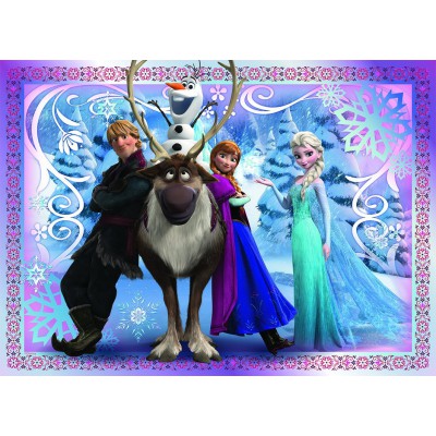 Puzzle Nathan-86522 Disneys Eiskönigin - Ein starkes Team