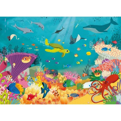 Puzzle Nathan-86569 XXL Teile - Marine Animals
