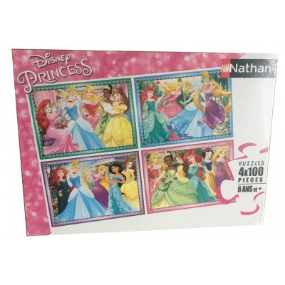 Nathan-86753 4 Puzzles - Disney Princess
