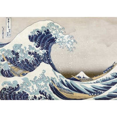 Puzzle Nathan-87792 Hokusai: Die Welle