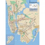 Puzzle  New-York-Puzzle-SW103 New York Subway Map Mini