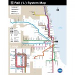 Puzzle  New-York-Puzzle-SW111 Chicago Transit Map Mini