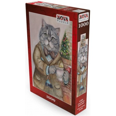 Puzzle Nova-Puzzle-41092 Britische Katze