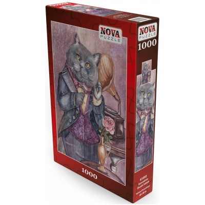 Puzzle Nova-Puzzle-41093 Britische Katze