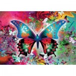 Puzzle  Nova-Puzzle-41139 Colorful Butterfly