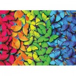 Puzzle   Mehrfarbige Schmetterlinge