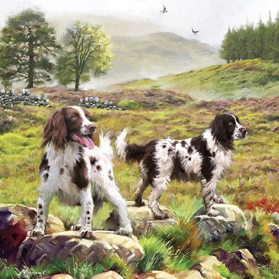Puzzle Otter-House-Puzzle-74132 Spaniels On The Moor